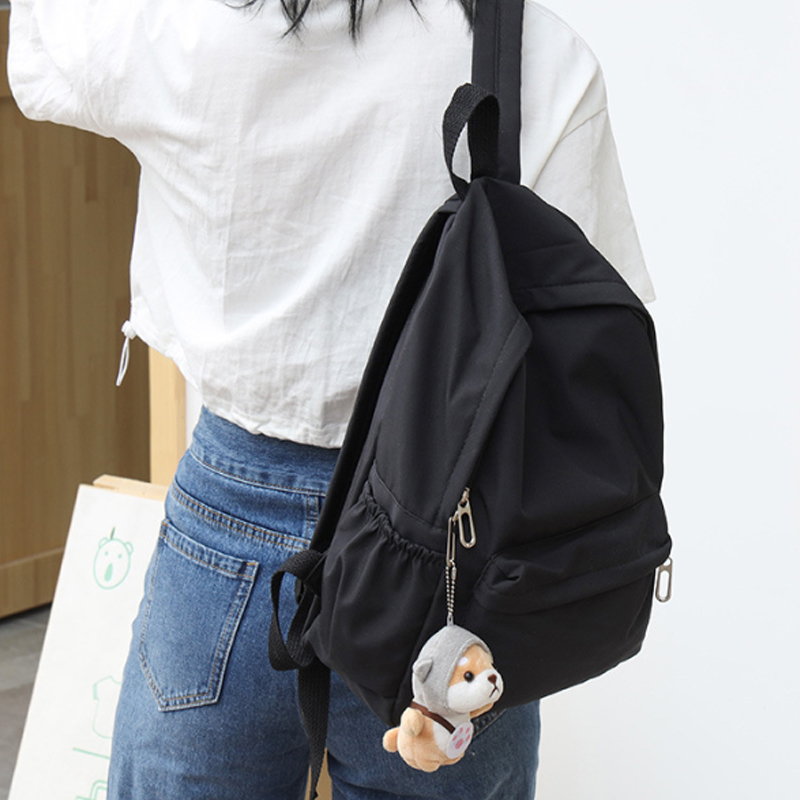 Women Solid Color Leisure Back - огляд і ціна Canvas Backpack Casual
